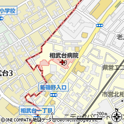 相武台病院 介護医療院周辺の地図