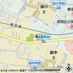 法蔵寺周辺の地図