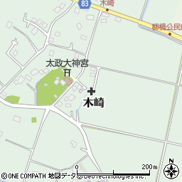 千葉県大網白里市木崎175-9周辺の地図