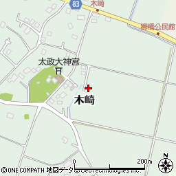 千葉県大網白里市木崎175-20周辺の地図