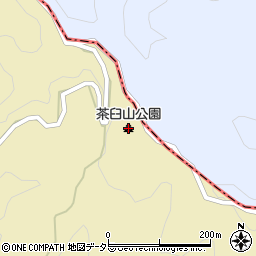 茶臼山公園周辺の地図
