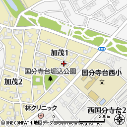 アヅマハイツＢ棟周辺の地図