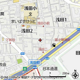 ベイルーム浅田周辺の地図