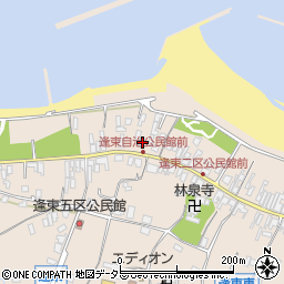 鳥取県東伯郡琴浦町逢束606周辺の地図
