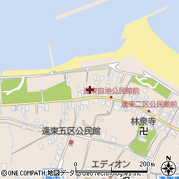 鳥取県東伯郡琴浦町逢束619周辺の地図