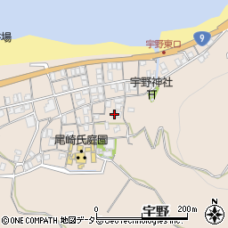 鳥取県東伯郡湯梨浜町宇野841周辺の地図