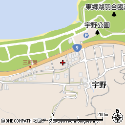 鳥取県東伯郡湯梨浜町宇野1962周辺の地図