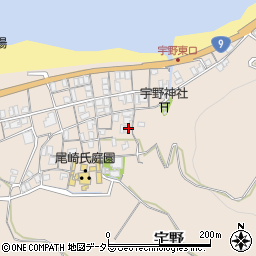 鳥取県東伯郡湯梨浜町宇野844周辺の地図