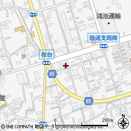 神奈川県愛甲郡愛川町中津7441-3周辺の地図