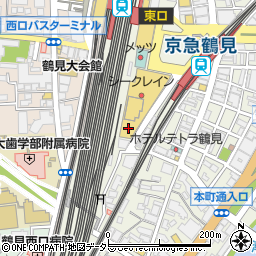 三菱地所パークス鶴見シークレイン駐車場周辺の地図