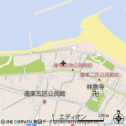 鳥取県東伯郡琴浦町逢束615周辺の地図