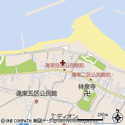 鳥取県東伯郡琴浦町逢束609周辺の地図