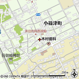 鳥取県境港市小篠津町892周辺の地図