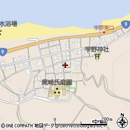 鳥取県東伯郡湯梨浜町宇野835周辺の地図