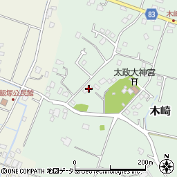 千葉県大網白里市木崎323周辺の地図
