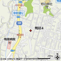 神奈川県横浜市緑区鴨居周辺の地図