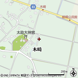 千葉県大網白里市木崎175周辺の地図