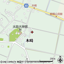 千葉県大網白里市木崎175-17周辺の地図
