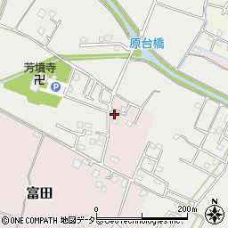 千葉県大網白里市富田2107-5周辺の地図