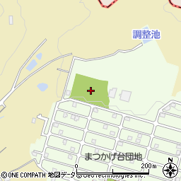まつかげ台山の手公園周辺の地図