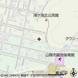 岐阜県山県市東深瀬875周辺の地図