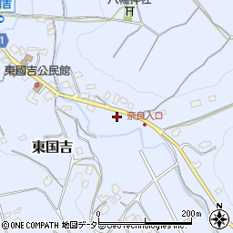 千葉県市原市東国吉周辺の地図