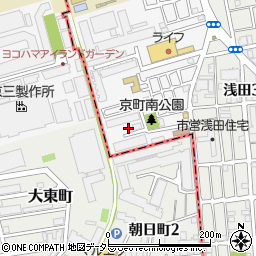 京町グリーンハイム周辺の地図