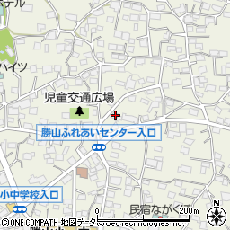 山梨県南都留郡富士河口湖町勝山288-1周辺の地図