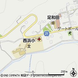 富士河口湖町役場　富士河口湖町立足和田学校給食センター周辺の地図