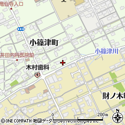鳥取県境港市小篠津町557-4周辺の地図