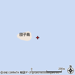 団子島周辺の地図