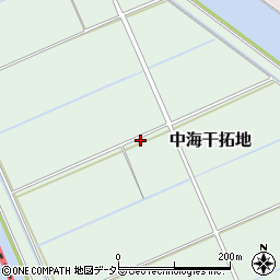 鳥取県境港市中海干拓地77周辺の地図