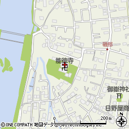 能徳寺周辺の地図