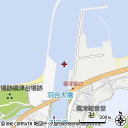 橋津川周辺の地図