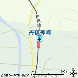 丹後神崎駅周辺の地図