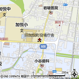 与謝野町立小学校　加悦小学校言葉の教室周辺の地図