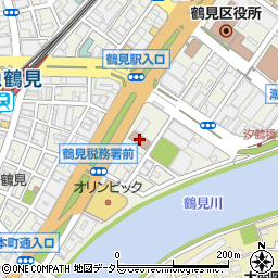 東京国税局　鶴見税務署周辺の地図