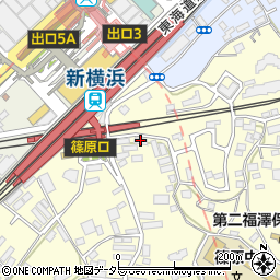マレアガーデン新横浜Ｂ周辺の地図