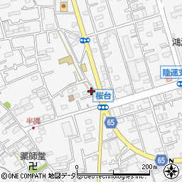 神奈川県愛甲郡愛川町中津3903周辺の地図