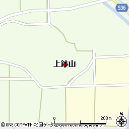 兵庫県豊岡市上鉢山周辺の地図