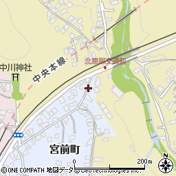 岐阜県中津川市宮前町3周辺の地図