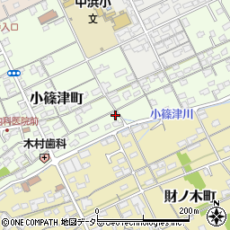 鳥取県境港市小篠津町555周辺の地図