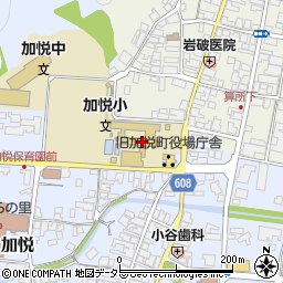 与謝野町立加悦小学校周辺の地図