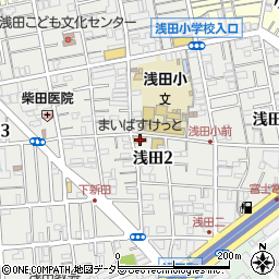 まいばすけっと浅田２丁目店周辺の地図