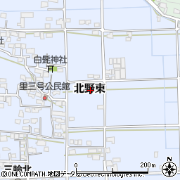 岐阜県岐阜市北野東周辺の地図