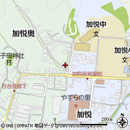 京都府与謝郡与謝野町加悦奥1周辺の地図