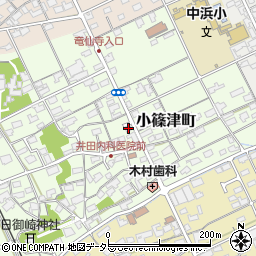 鳥取県境港市小篠津町504-8周辺の地図