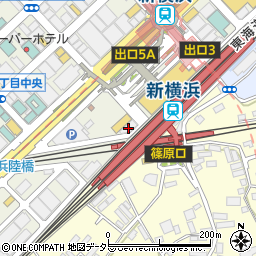 桜坂新横浜店周辺の地図