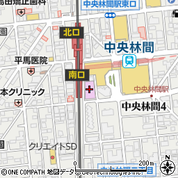 神奈川県大和市中央林間4丁目3周辺の地図