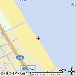 弓ケ浜周辺の地図